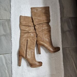 Jessica Simpson Tan Heeled Boots